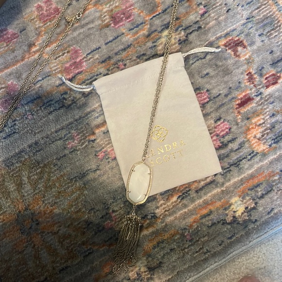 Jewelry - Kendra scott necklace white and gold
